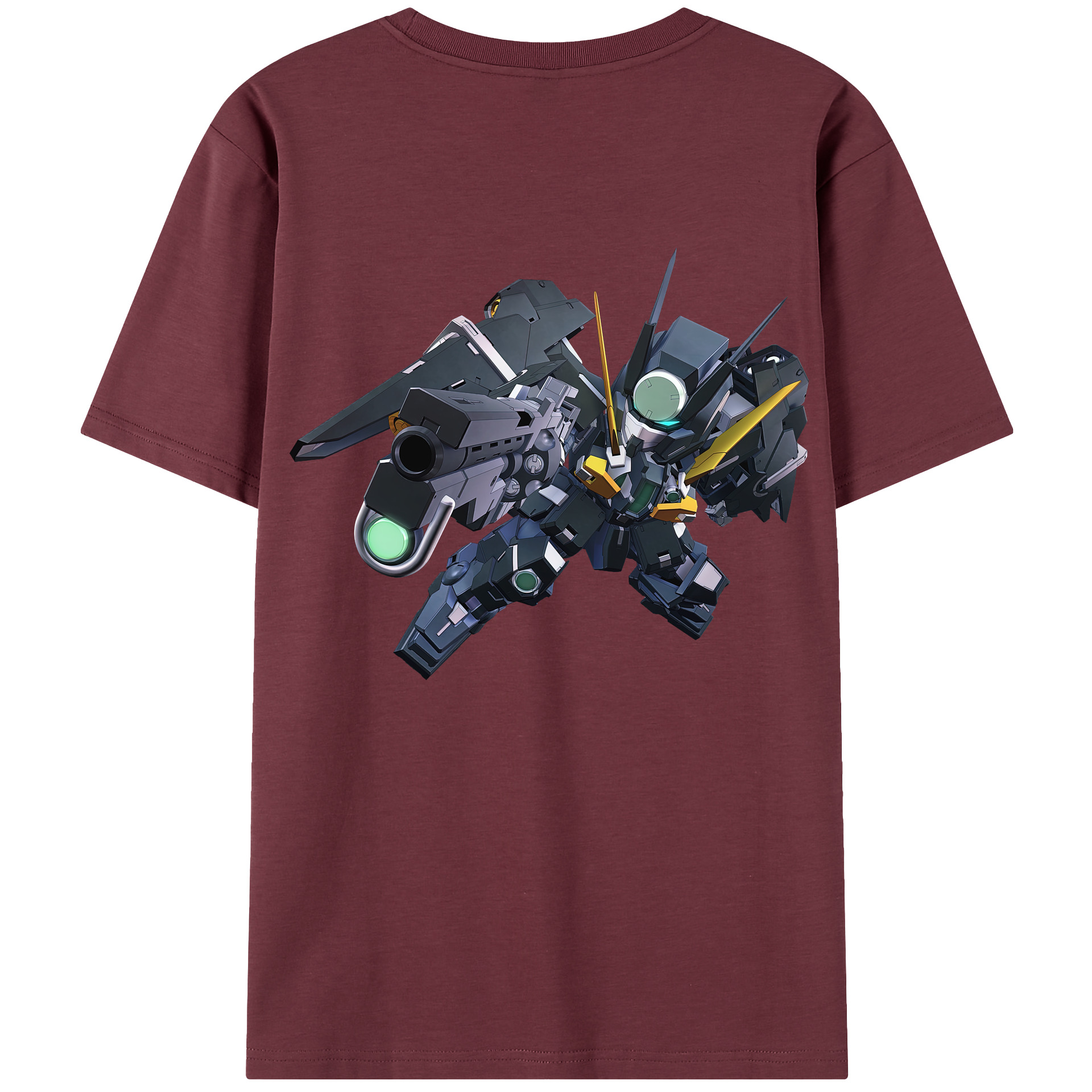 （画像用） 機動戦士ガンダム Mobile Suit Gundam 綿100％半袖Tシャツ（背面プリント）